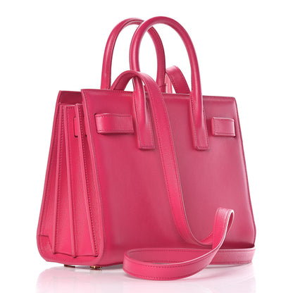 Saint Laurent Calfskin Nano Sac De Jour Bubblegum 3 of 10