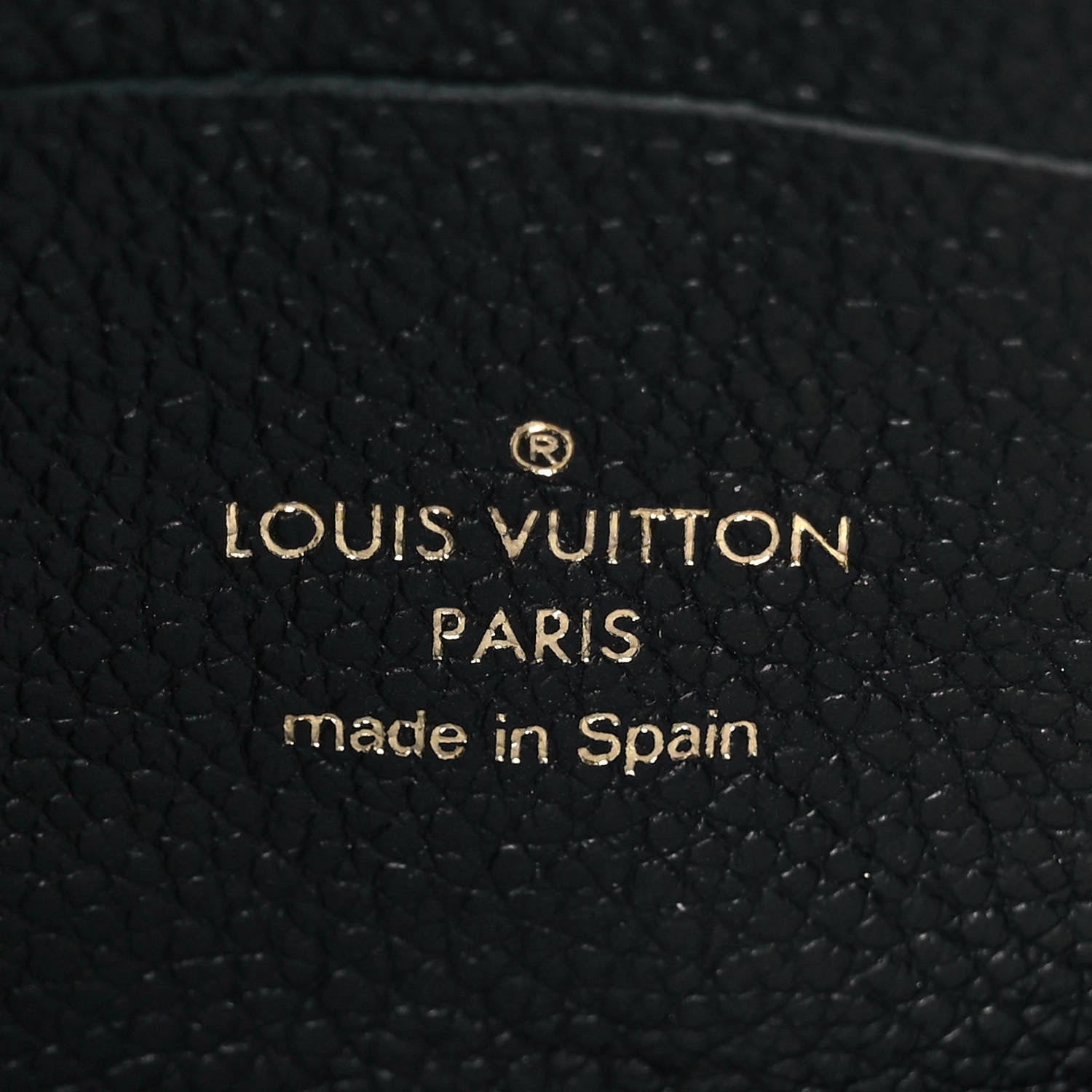 Louis Vuitton Empreinte Monogram Giant Double Zip Pochette Black Cream 7 of 10