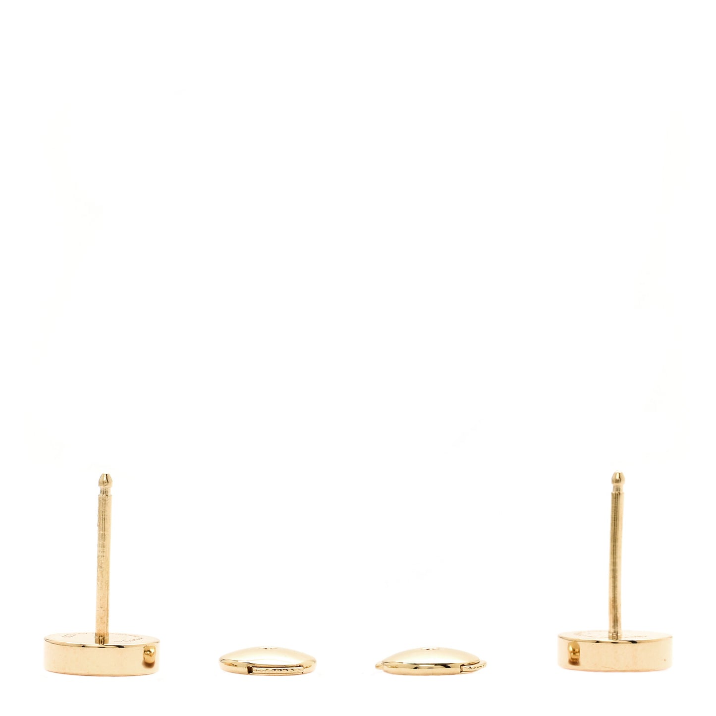 18K Yellow Gold LOVE Earrings