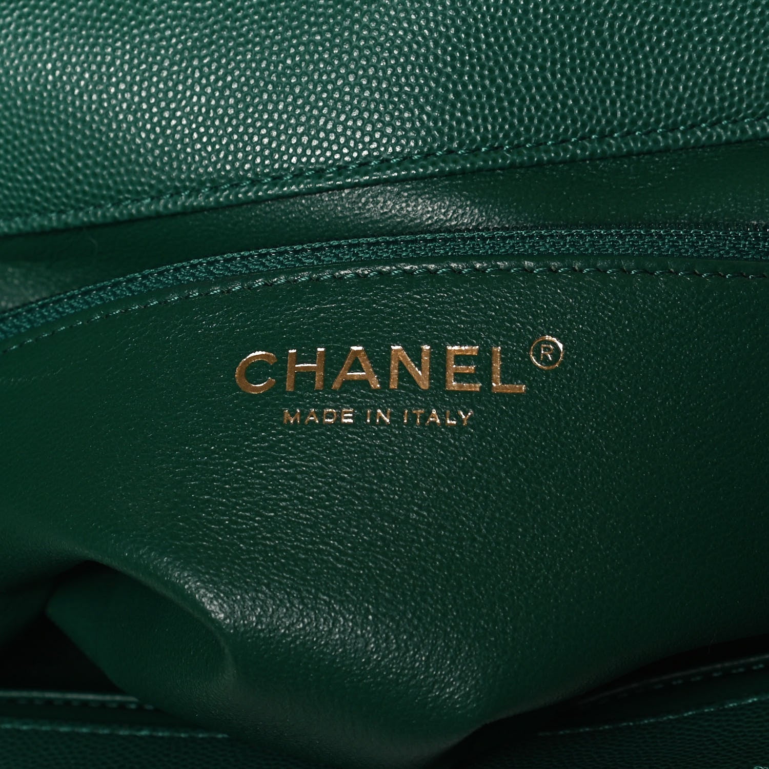 Chanel Caviar Quilted Medium Business Affinity Flap Green 6 of 13