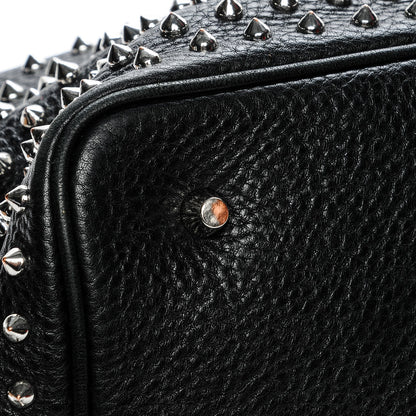 Burberry Calfskin Studded Medium Susanna Hobo Black 9 of 9