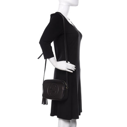 Gucci Pebbled Calfskin Small Soho Disco Bag Black 2 of 10