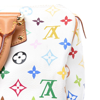 Louis Vuitton Monogram Multicolor Speedy 30 White 7 of 13