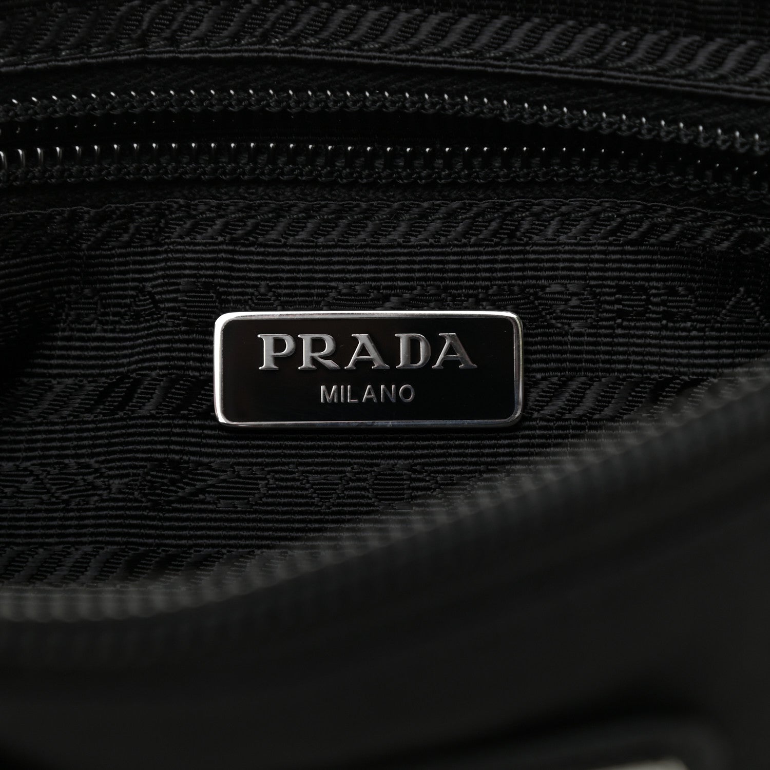 Prada Re-Nylon Vela Pouch Black 7 of 8