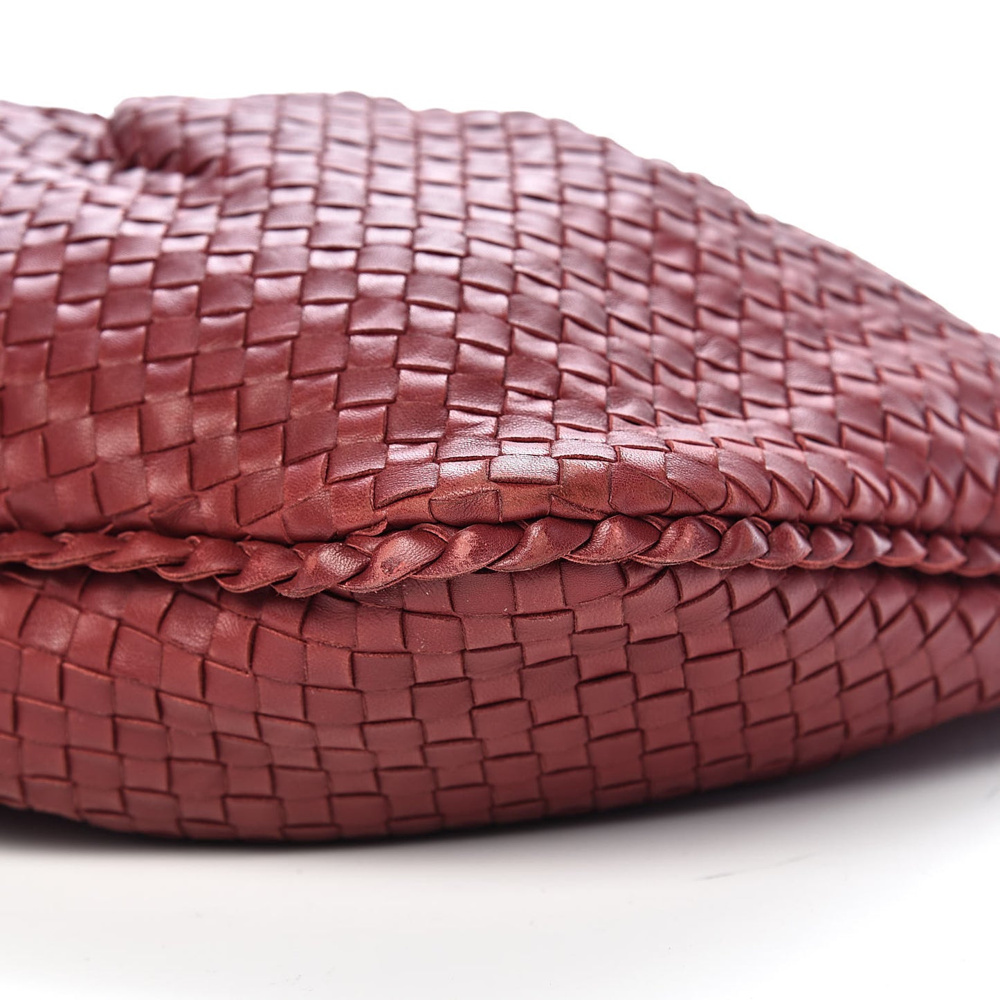 Nappa Intrecciato Pleated Large Veneta Hobo Eclipse