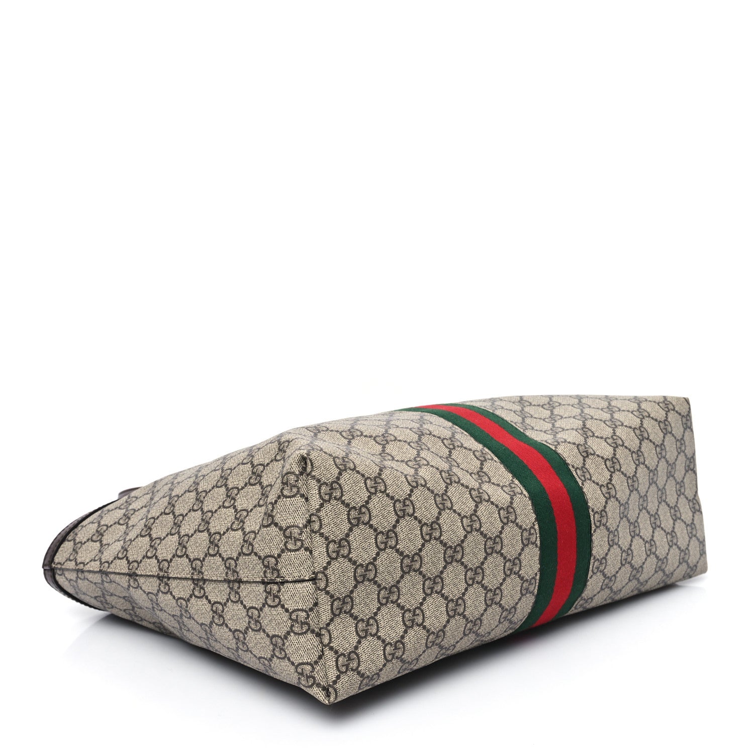 Gucci GG Supreme Monogram Medium Ophidia Shopping Tote Brown 4 of 10