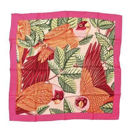 Hermes Silk Les Perroquets Scarf 90 1 of 5