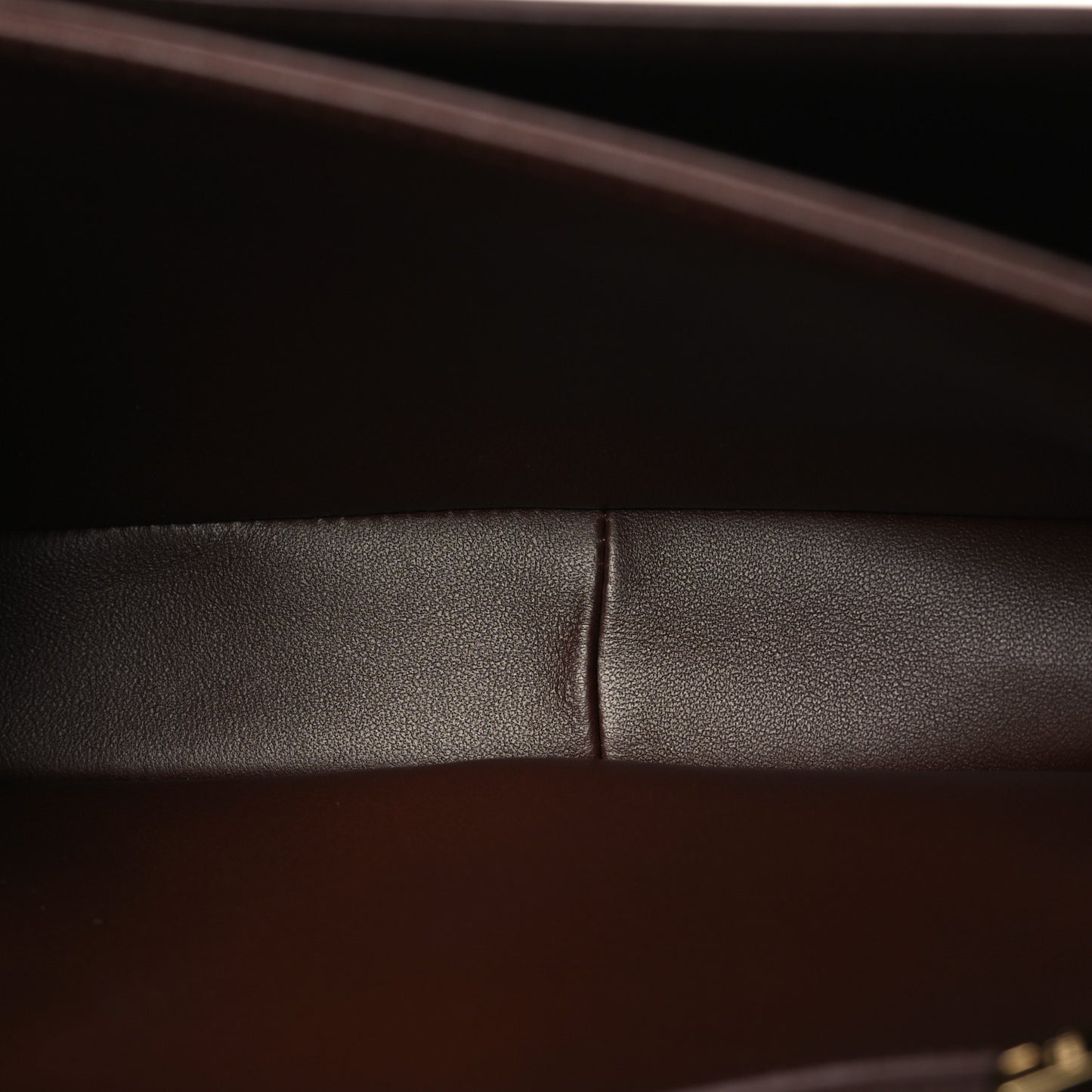 Shiny Calfskin Medium Triomphe Chestnut