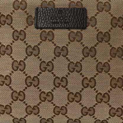 Gucci Monogram Belt Bag Beige Ebony Testa di Moro Marrone Scuro 7 of 10