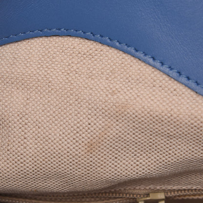 Gucci Python Medium Sukey Tote Blue 8 of 8