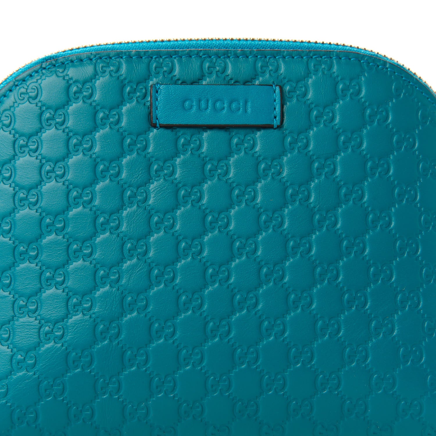 Gucci Microguccissima GG Cosmetic Case Deep Cobalt 10 of 12