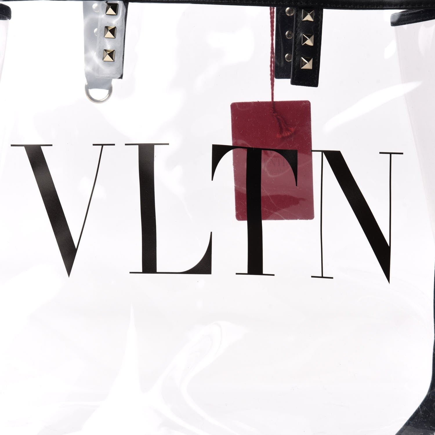 Valentino Garavani Plexy VLTN Small Shopping Bag Transparent 9 of 9