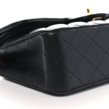 Chanel Lambskin Quilted Small Double Flap Black 9 of 10