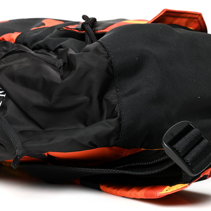 Valentino Garavani Nylon Camouflage Print Backpack Orange Yellow Black 9 of 10