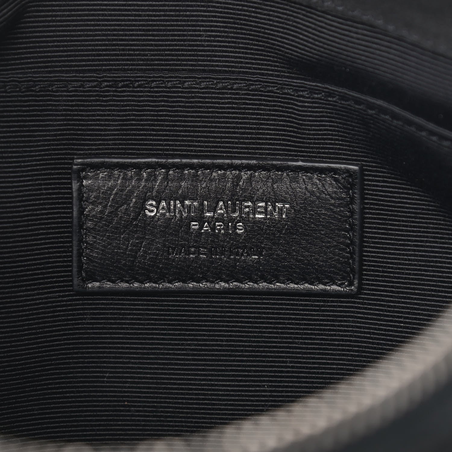 Saint Laurent Suede Calfskin Small Fringe Crossbody Bag Black 6 of 9