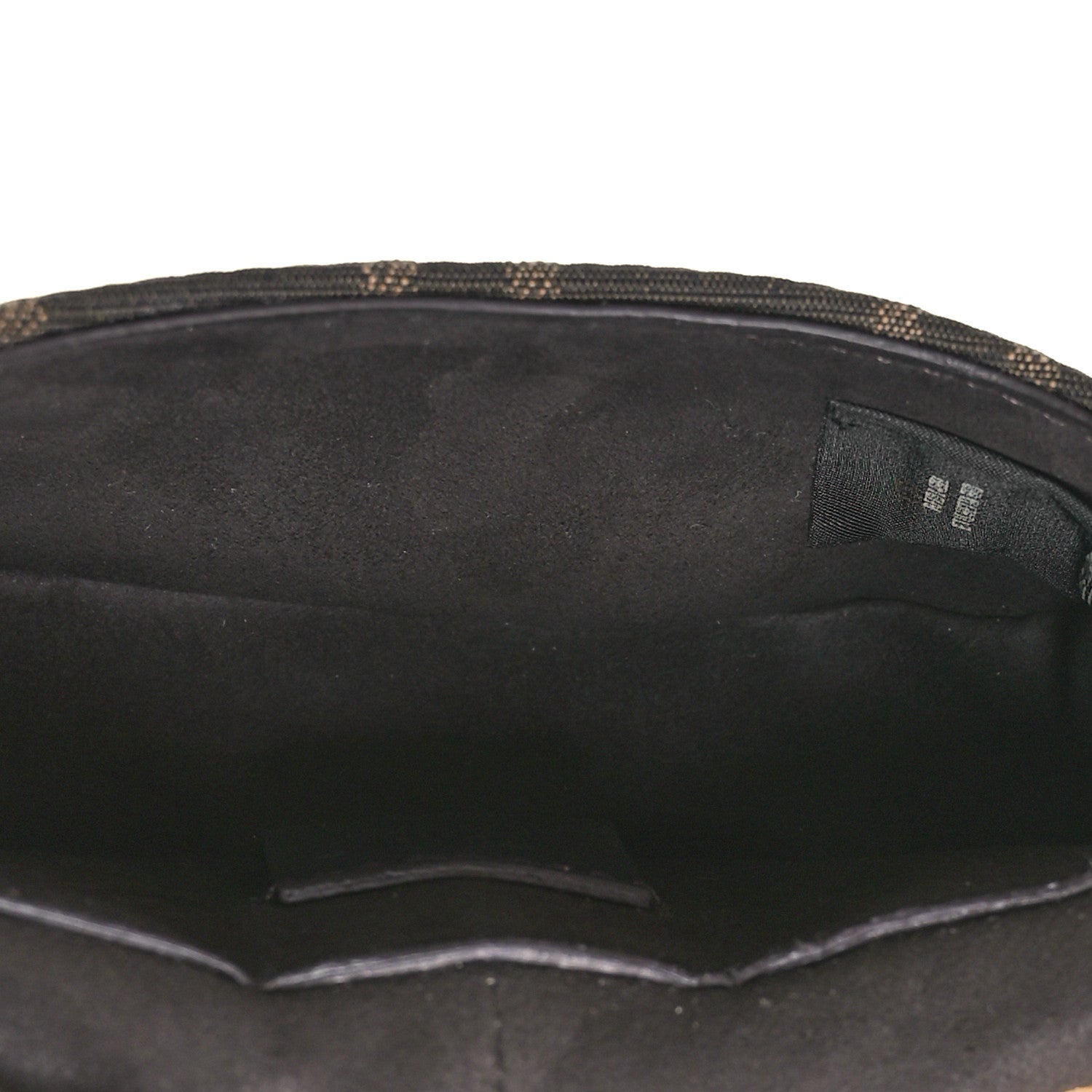 Fendi Fabric Jacquard Vitello Cher Cuoio FF 1974 Nano Fendi C'mon Tobacco Moro Ebano 5 of 12