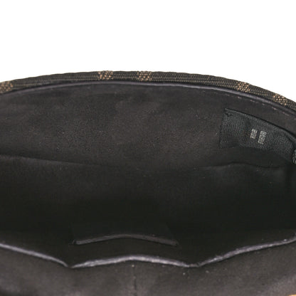 Fendi Fabric Jacquard Vitello Cher Cuoio FF 1974 Nano Fendi C'mon Tobacco Moro Ebano 5 of 12