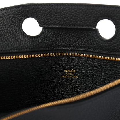 Hermes Togo Backpocket Pouch 25 Black 6 of 7