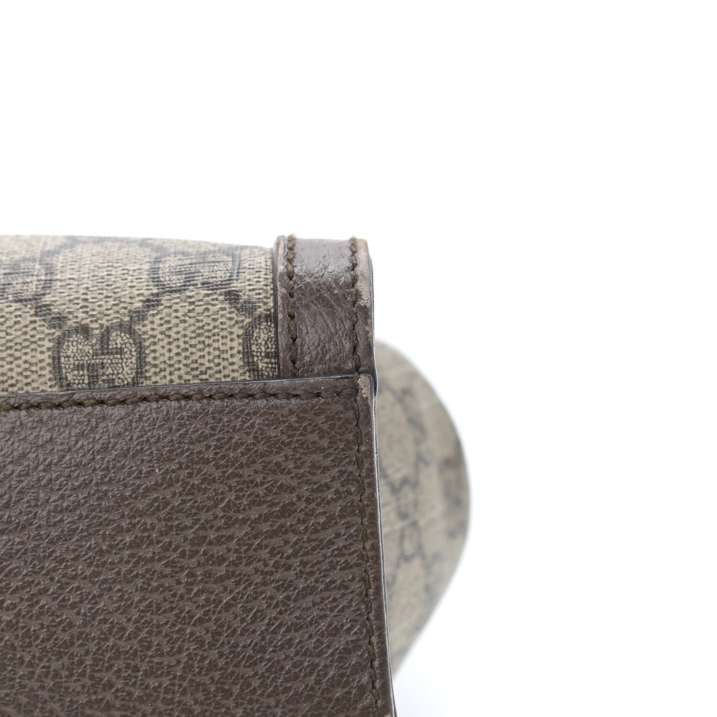 GG Supreme Monogram Small Ophidia Tote Bag Brown