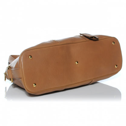 Saint Laurent Leather Large Muse Tan 5 of 8