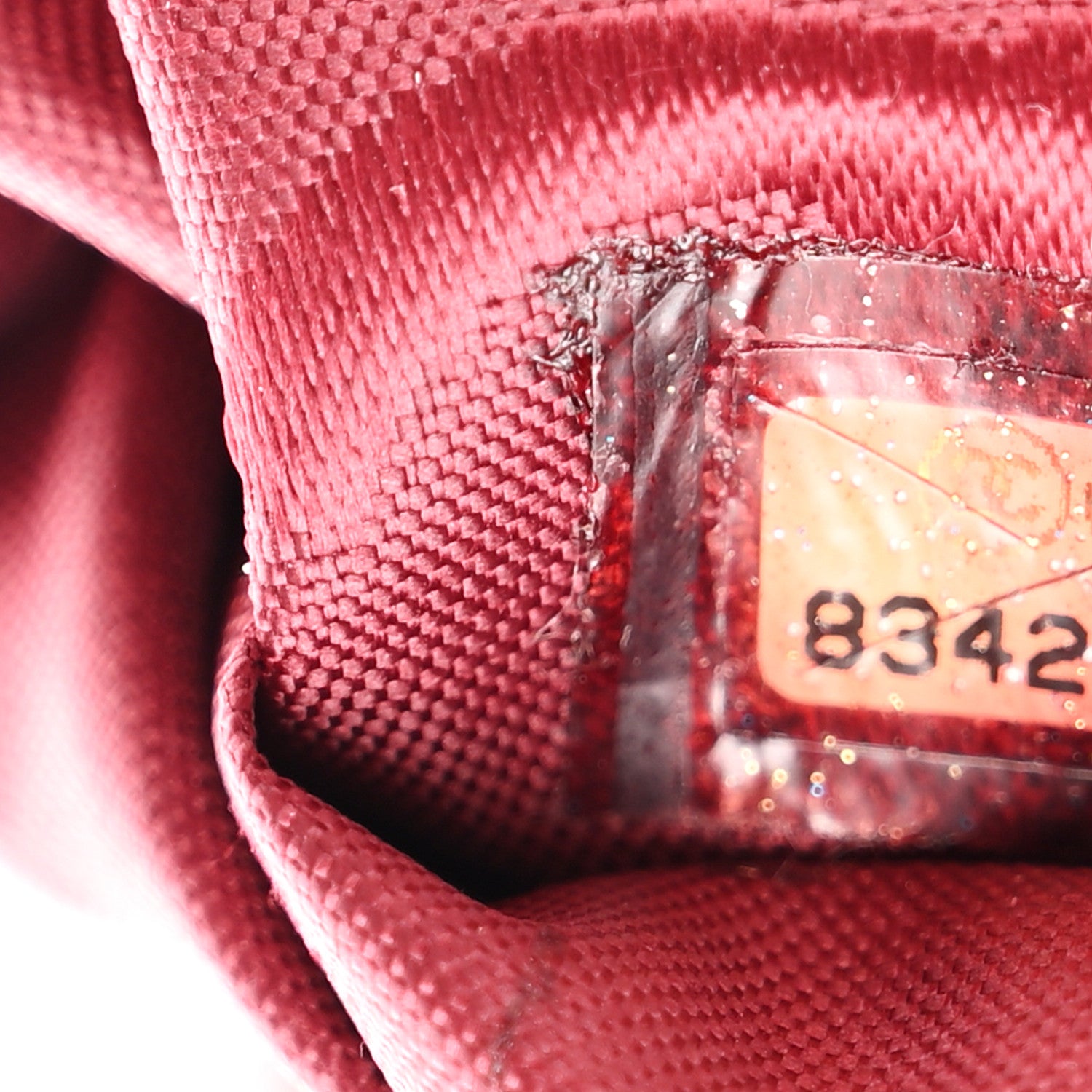 Chanel Calfskin Contrast Stitch Small Surpique Bowler Red 9 of 14