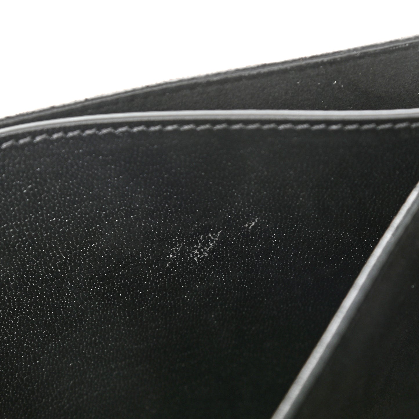 Calfskin Suede Medium GV3 Flap Black