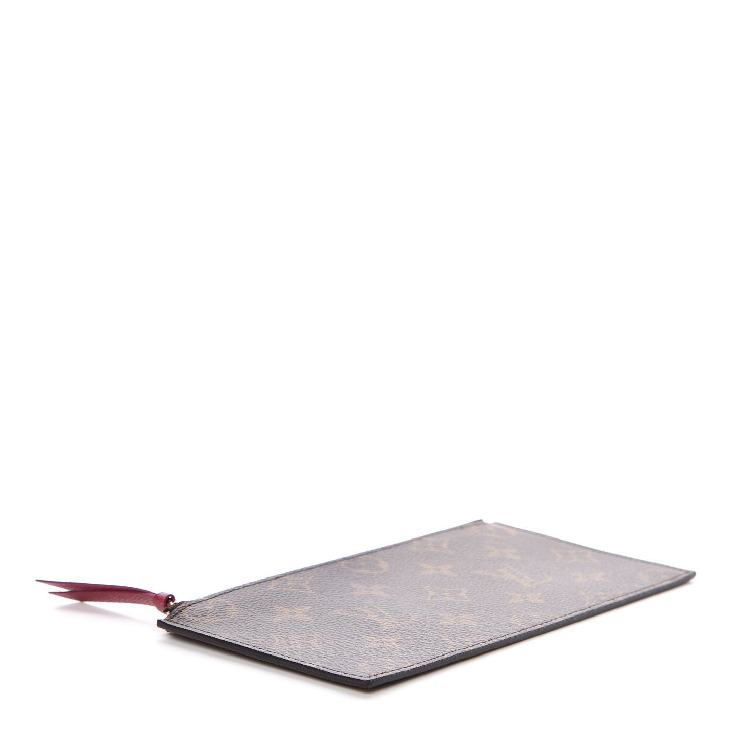 Monogram Felicie Card Holder Insert Fuchsia