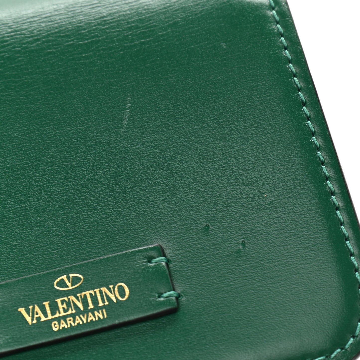 Calfskin Micro VSling Shoulder Bag Green