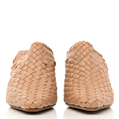 Bottega Veneta Nappa Intrecciato Almond Mules 37.5 Beige 2 of 7