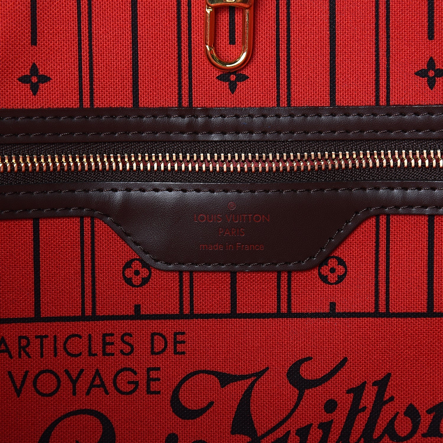 Louis Vuitton Damier Ebene Neverfull GM 5 of 9