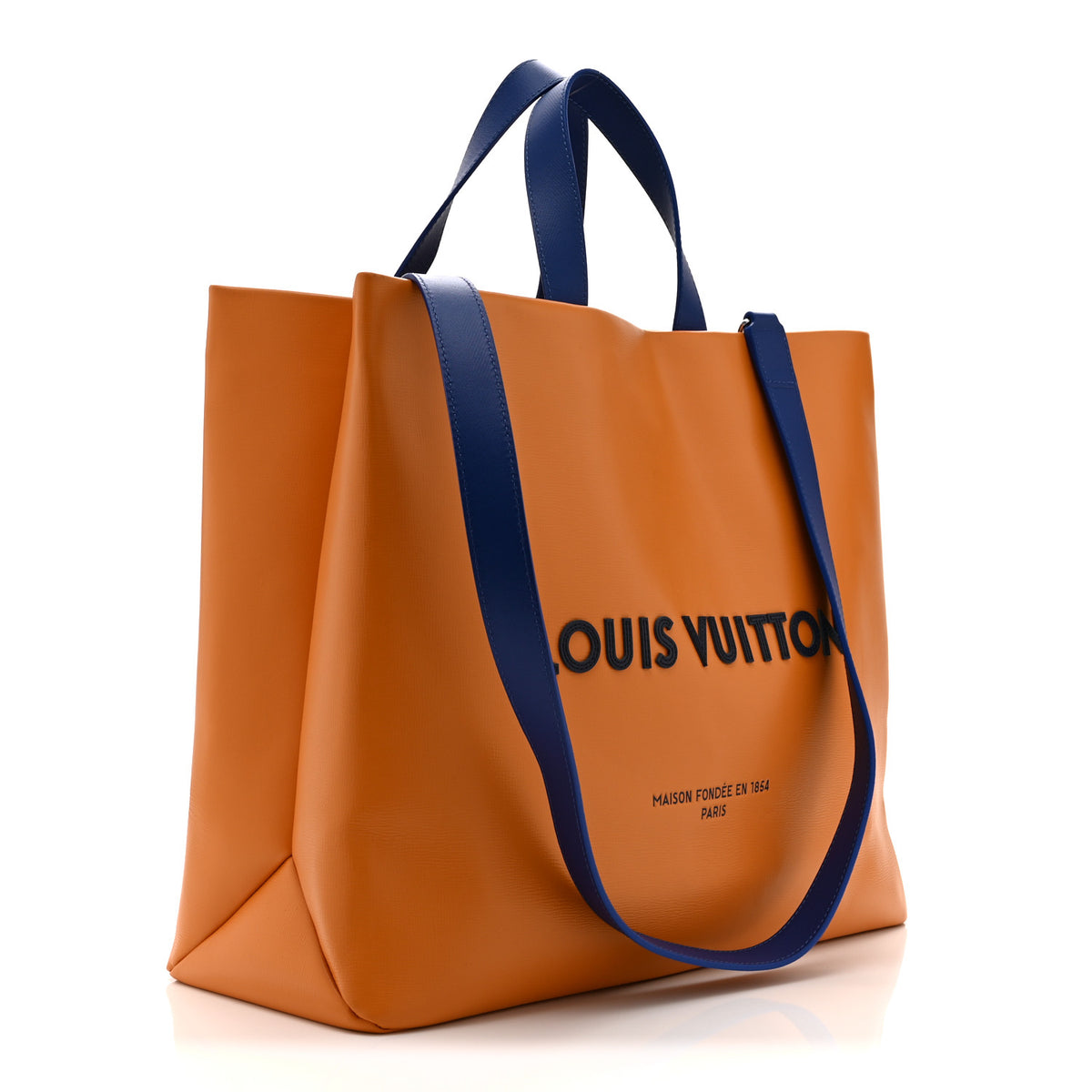 Cowhide Shopper Bag MM Safran