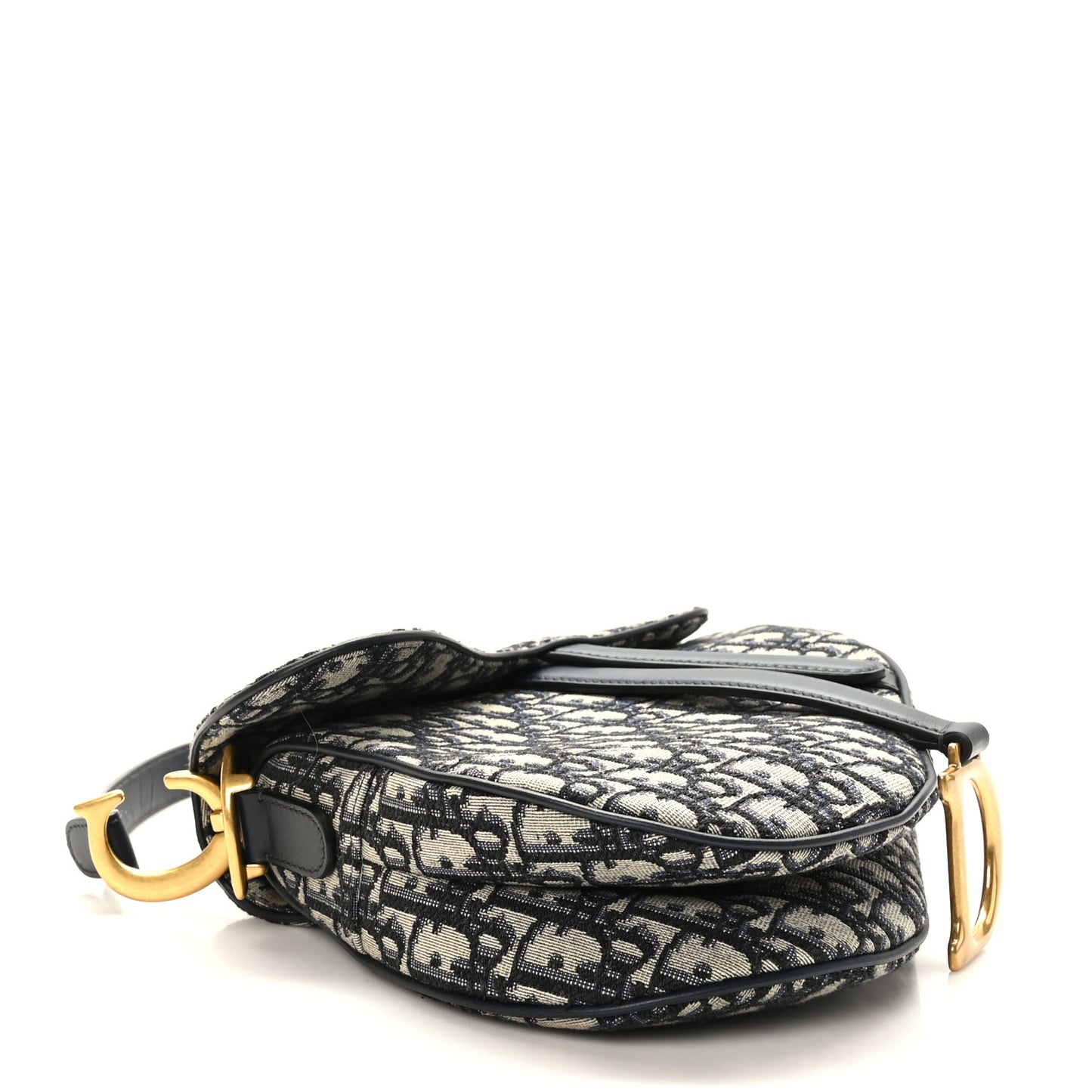 Oblique Saddle Bag Blue