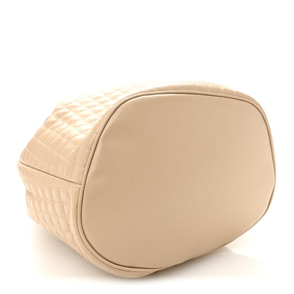 Celine Calfskin Quilted Small C Backpack Nude 4 of 10