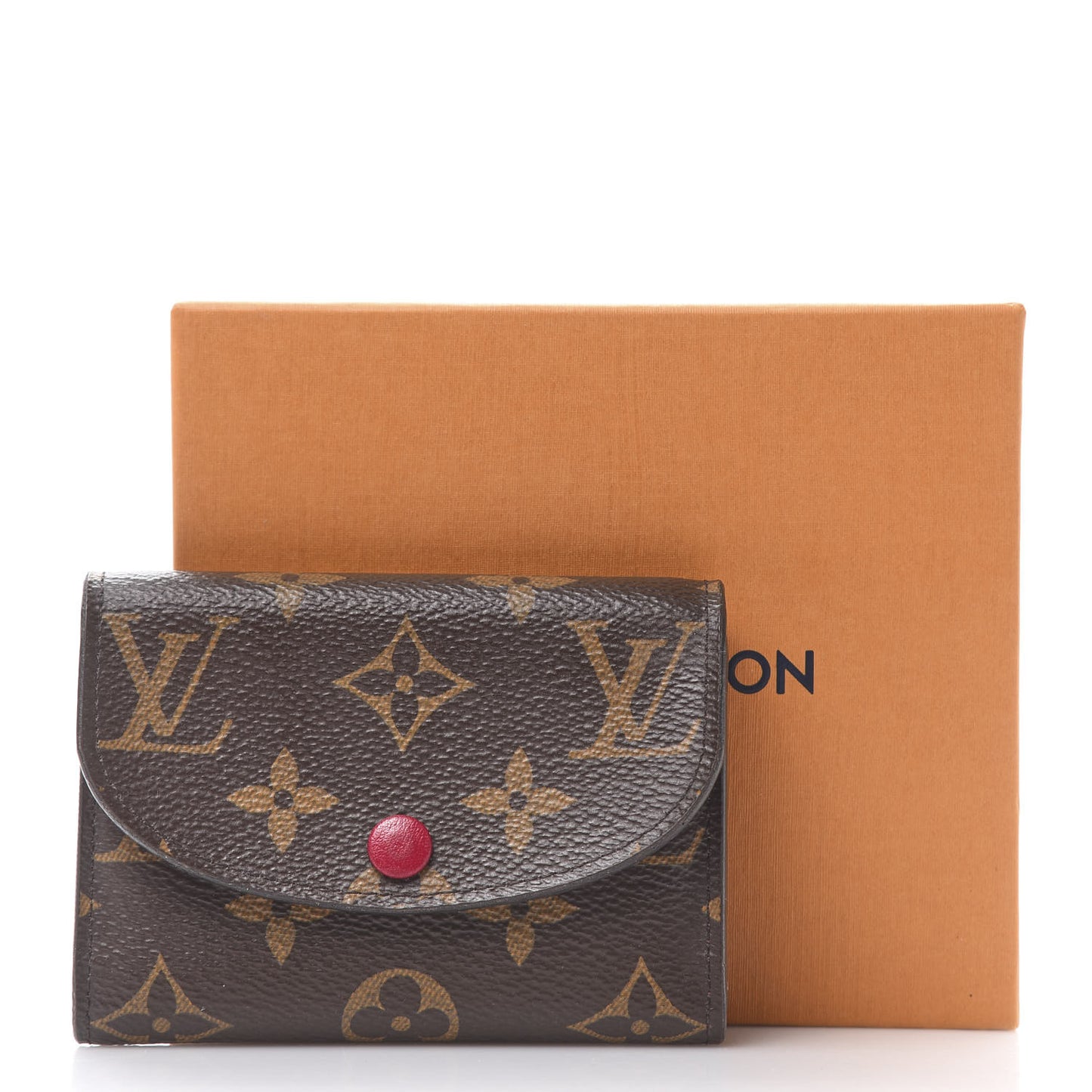 Monogram Rosalie Coin Purse Fuchsia