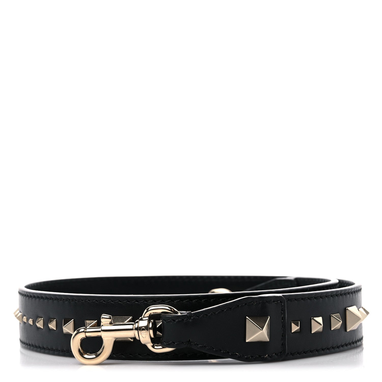 Valentino Garavani Nappa Rockstud Shoulder Strap Black 1 of 3