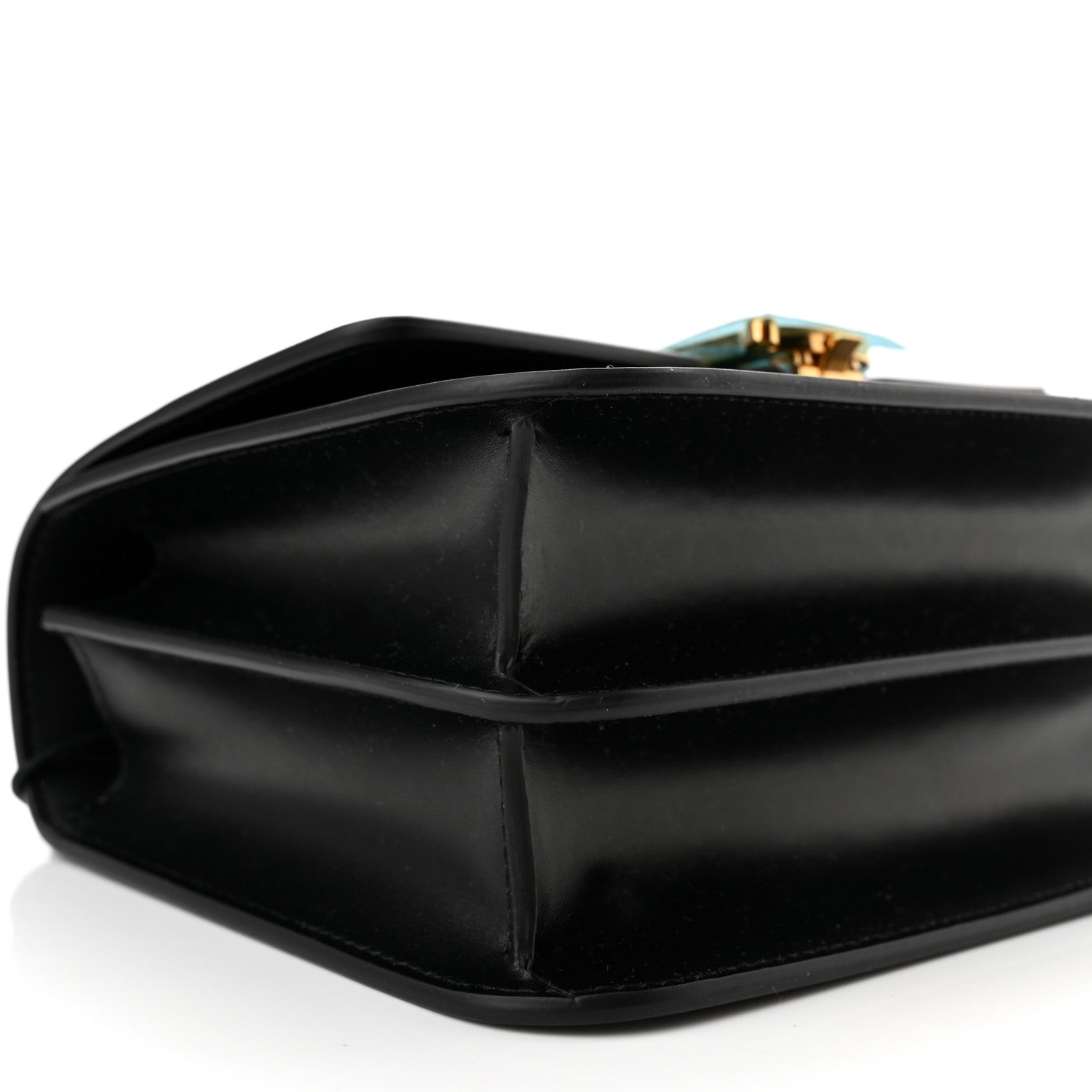 Burberry Calfskin Medium TB Bag Black 8 of 9