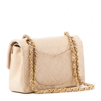 Chanel Lambskin Quilted Small Double Flap Beige 2 of 9