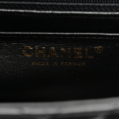 Chanel Lambskin Chevron Quilted Mini Rectangular Flap Black 6 of 12