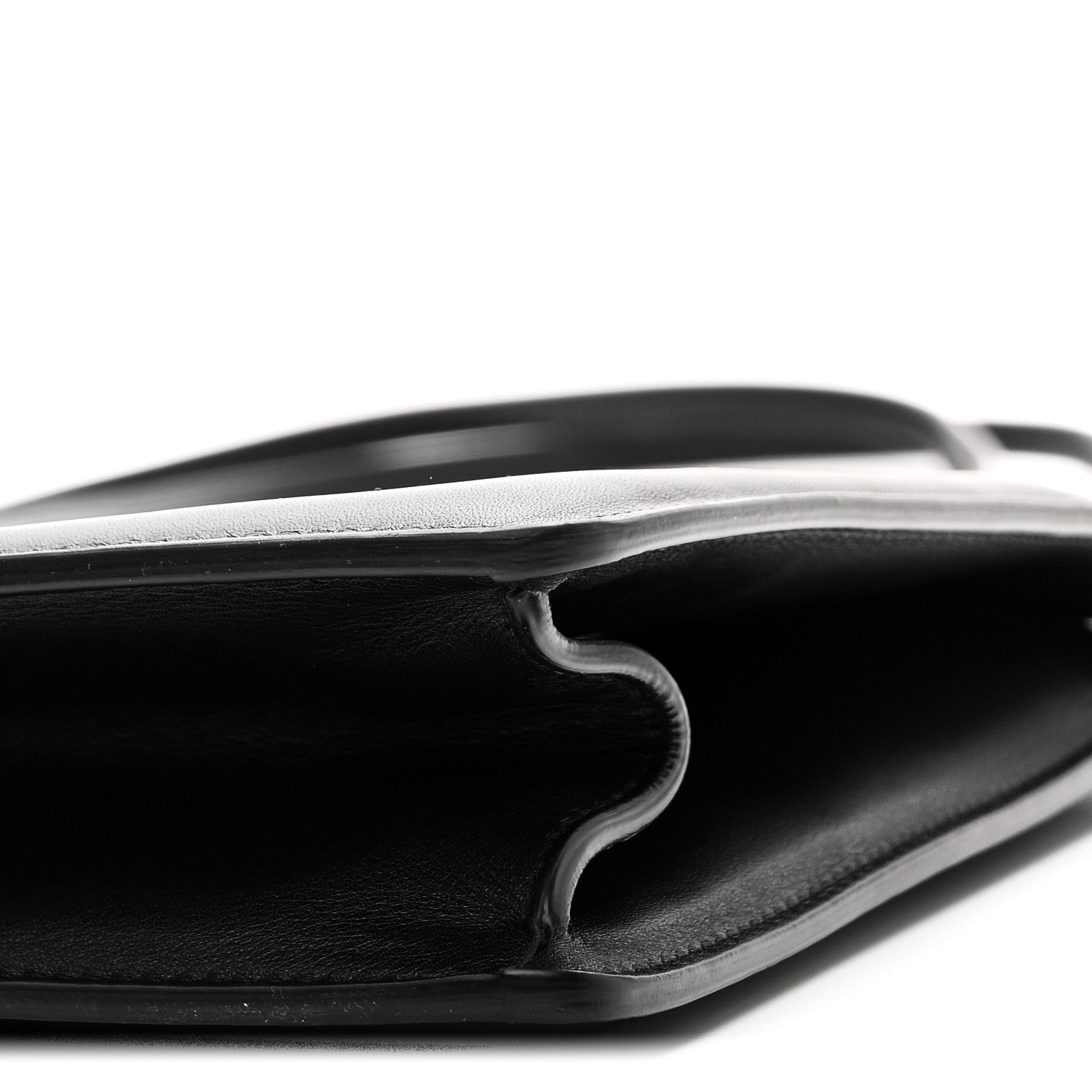 Celine Smooth Calfskin Medium Clasp Shoulder Bag Black 11 of 11