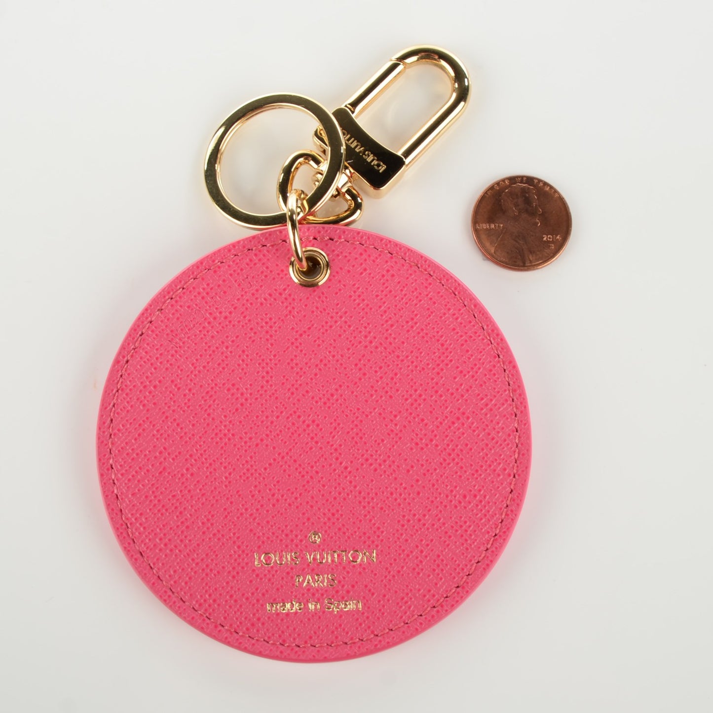 Monogram Illustre V Bag Charm Key Ring Grenade