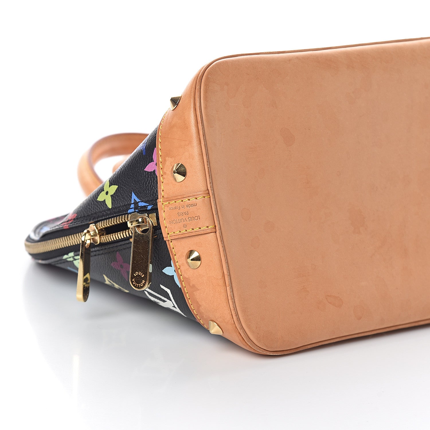 Louis Vuitton Monogram Multicolor Alma Black 7 of 9