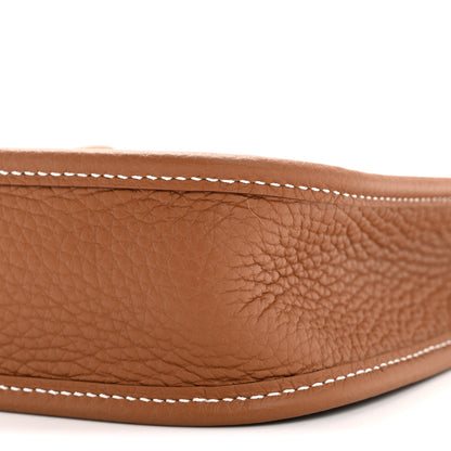 Hermes Taurillon Clemence Evelyne TPM Gold 10 of 11