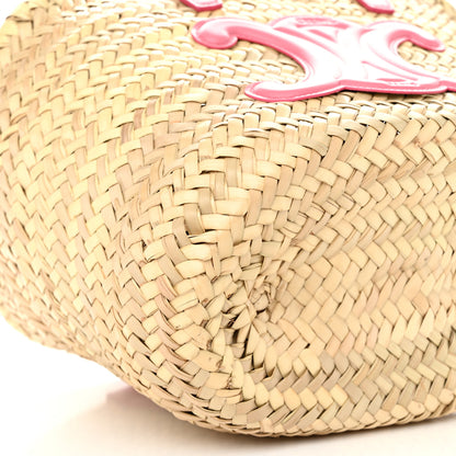 Celine Raffia Calfskin Triomphe Teen Panier Lipstick 8 of 9