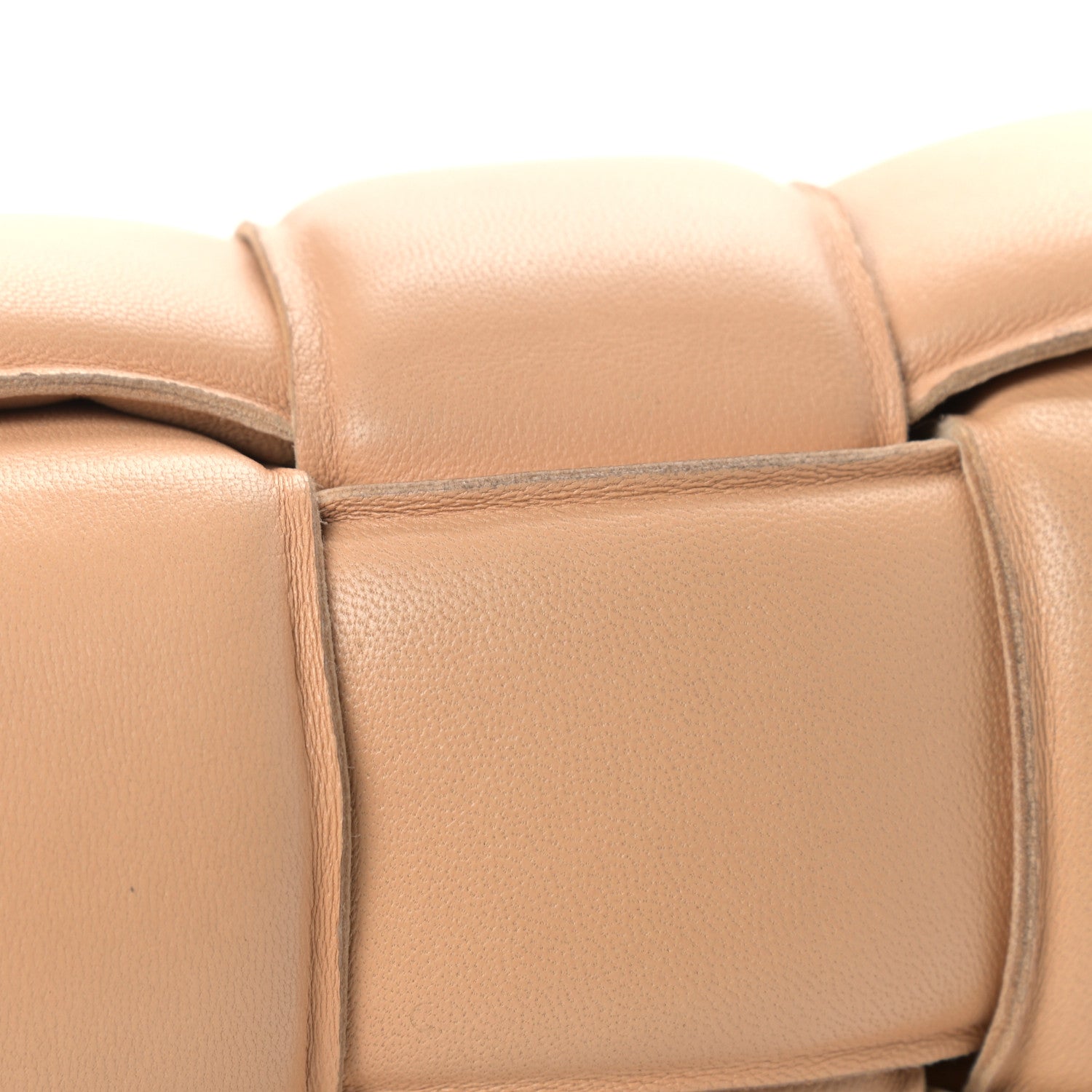 Bottega Veneta Nappa Maxi Intreccio Padded Cassette Crossbody Bag Almond 17 of 18