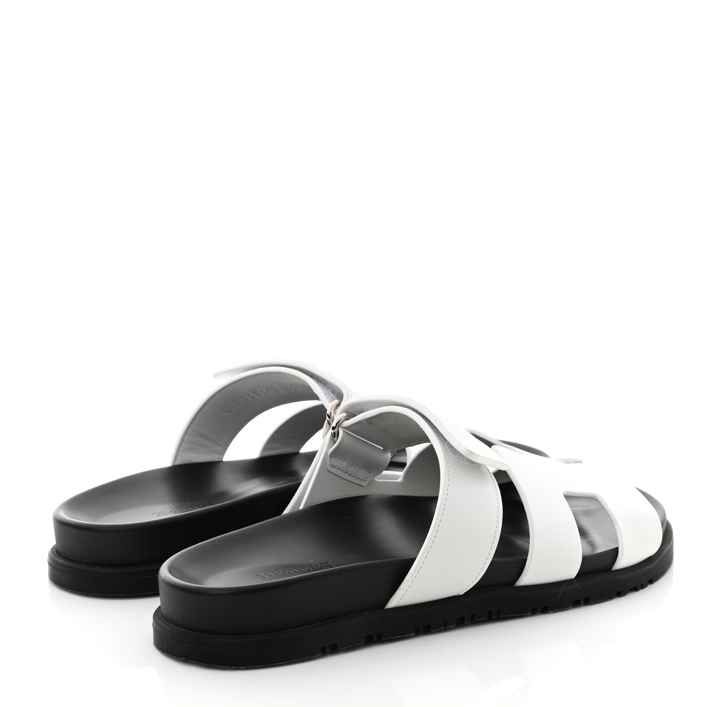 Calfskin Womens Chypre Sandals 38 White
