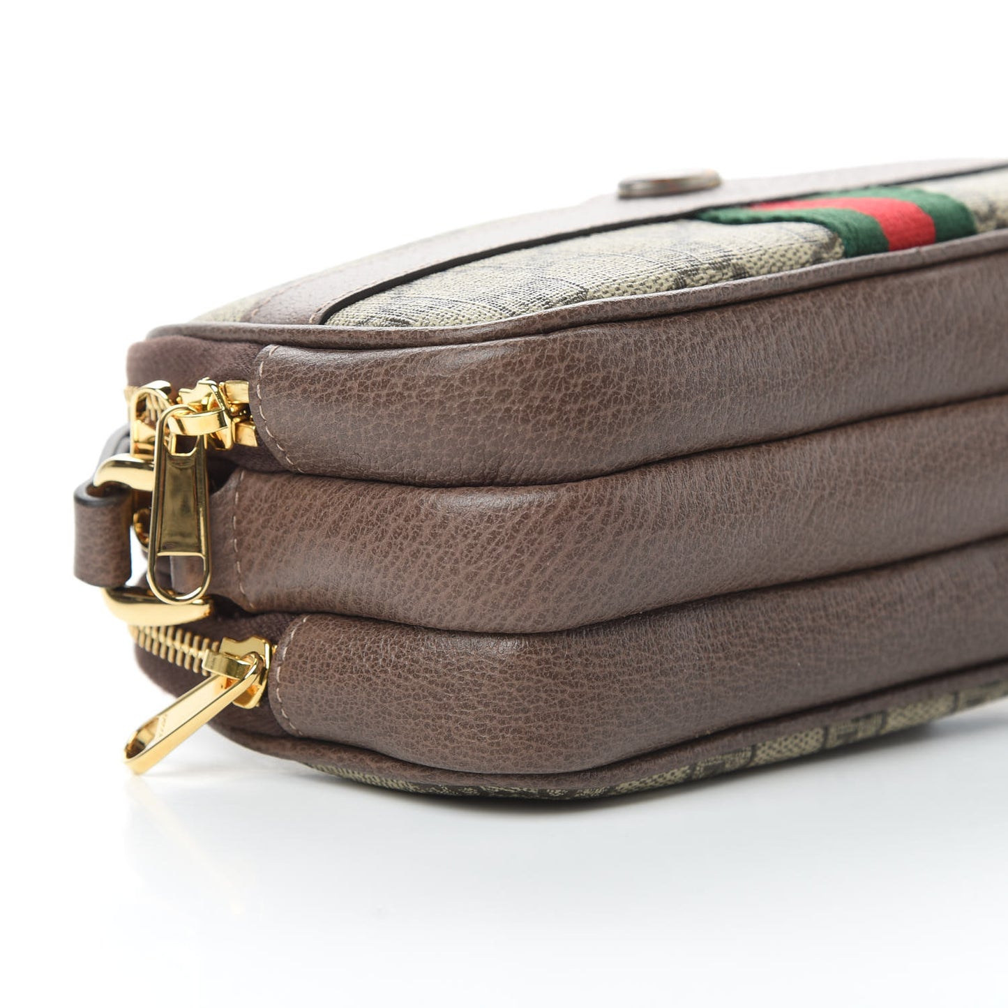 GG Supreme Monogram Web Mini Ophidia GG Bag Brown