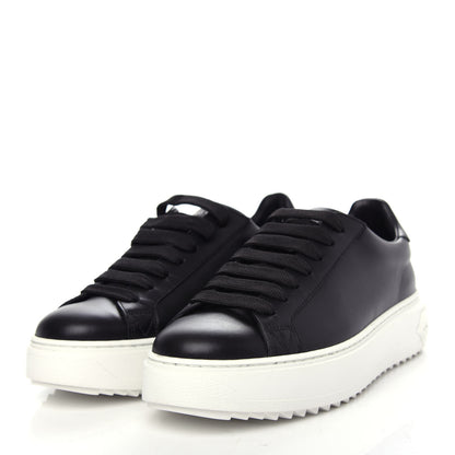 Louis Vuitton Calfskin Time Out Sneakers 35.5 Black 3 of 11