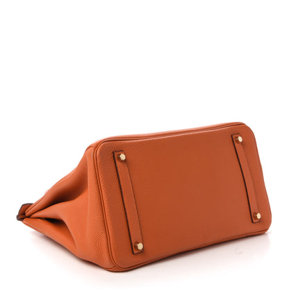 Hermes Togo Birkin 35 Orange 4 of 10