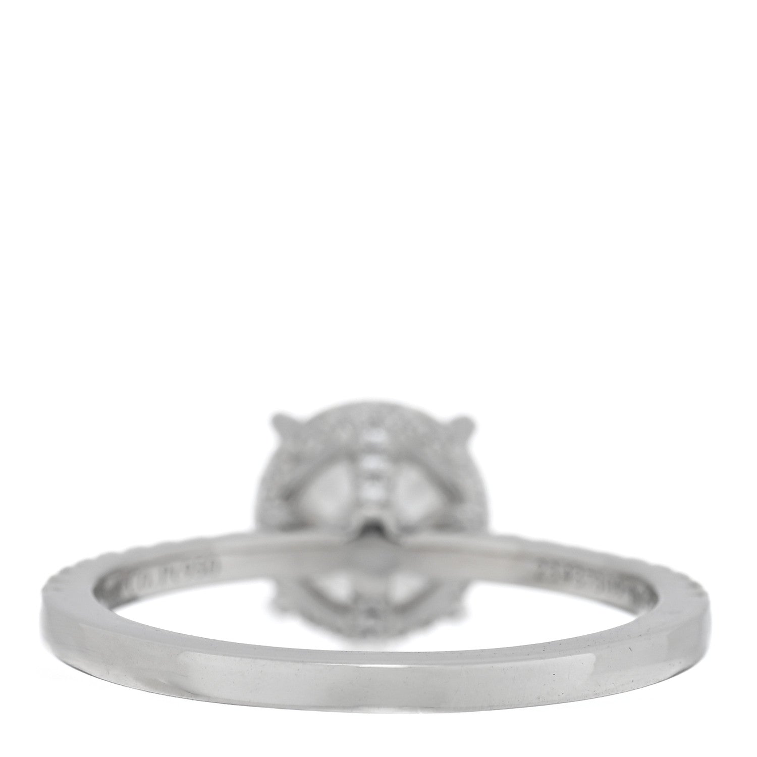 Tiffany Platinum Diamond 1.58ct True Engagement Ring 51 5.75 3 of 6