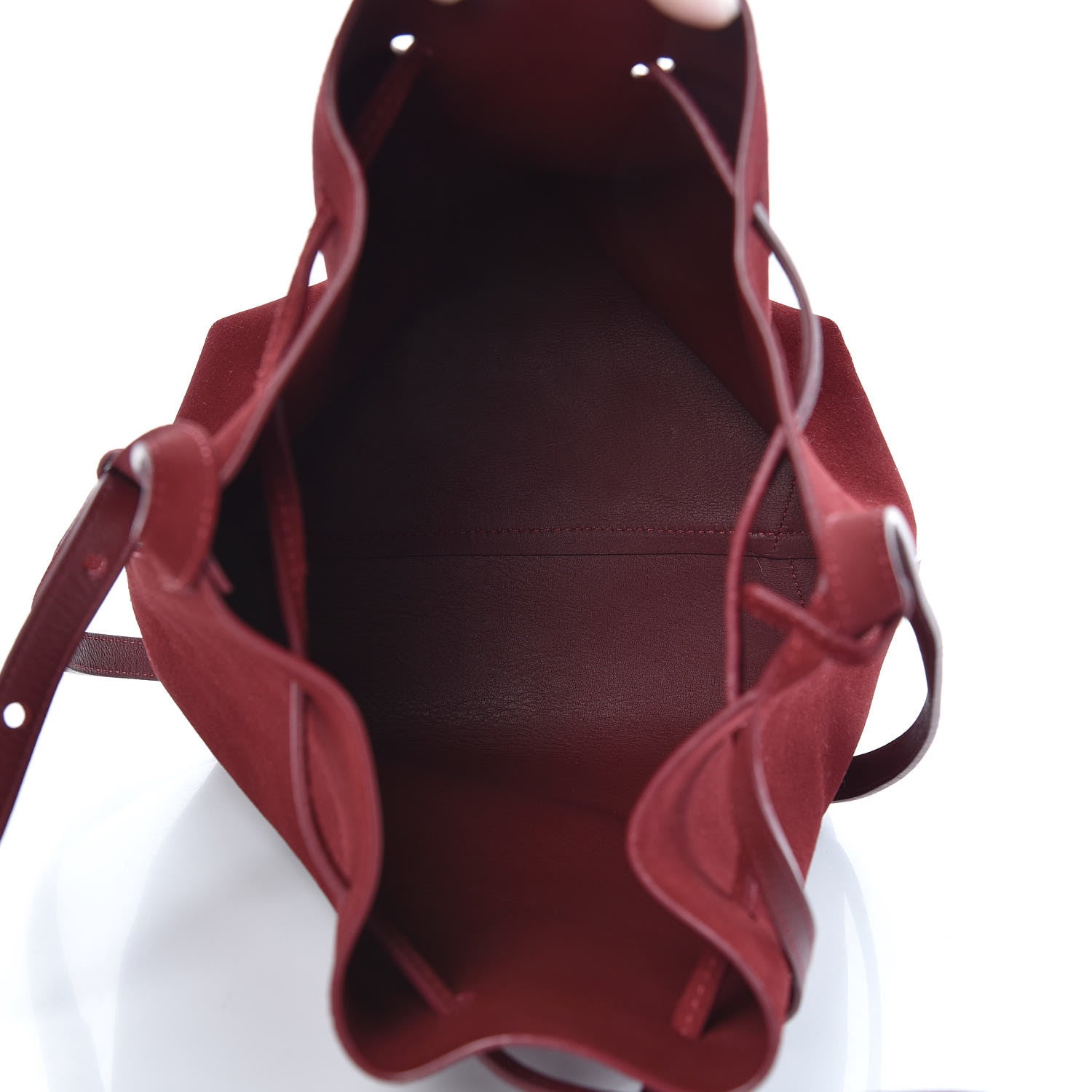 Mansur Gavriel Suede Bucket Bag Rococo 6 of 14